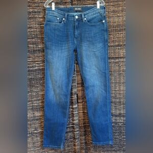 DU/ER Jeans 32 x 32 Blue L2X Slim Fit Coolmax Performance Preppy Minimalist Pant